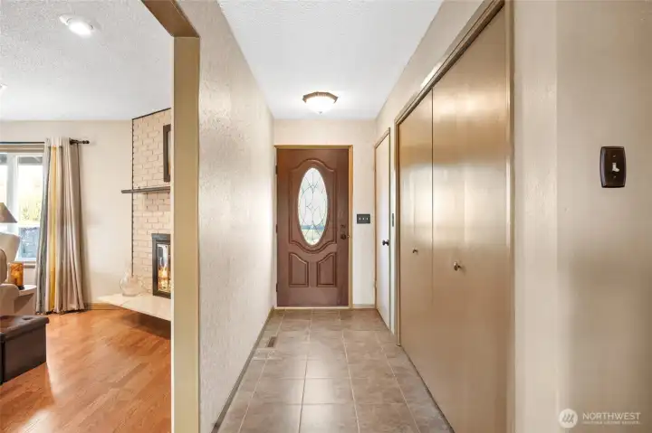 Entry with large closet