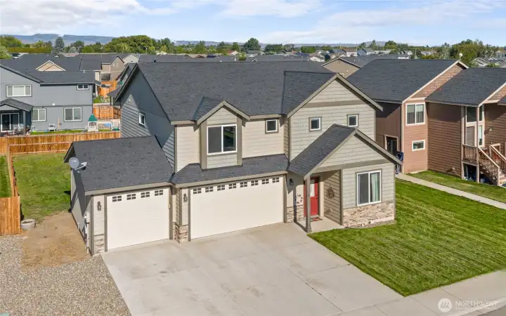 Plenty of room for everyone to park on game day with this huge driveway!