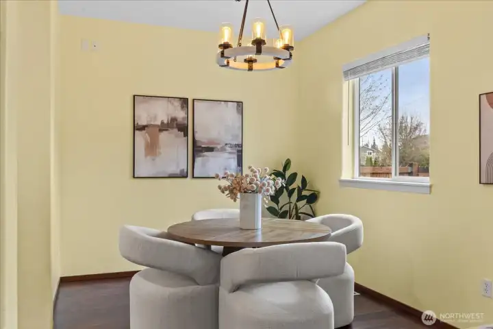 Formal dining room.