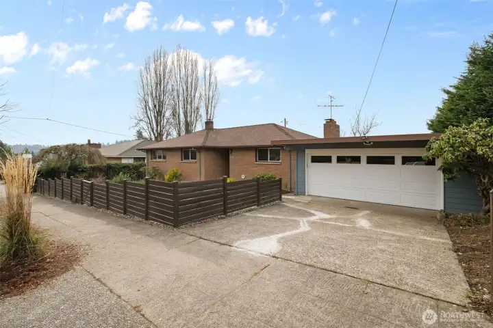 2 car attached carport