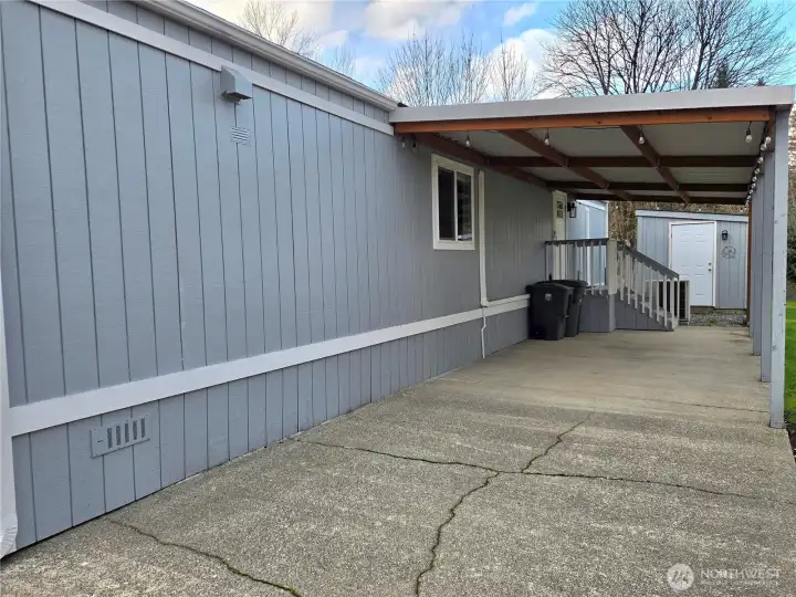 Tandem 2 car parking.