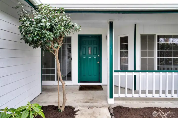 front door w/ overhang