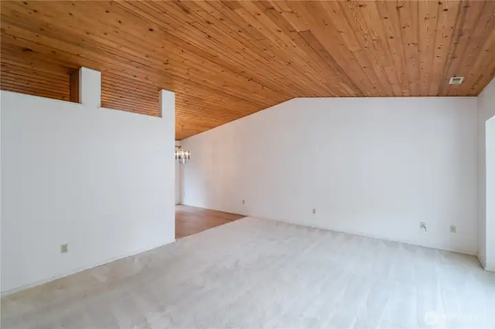 spacious living room