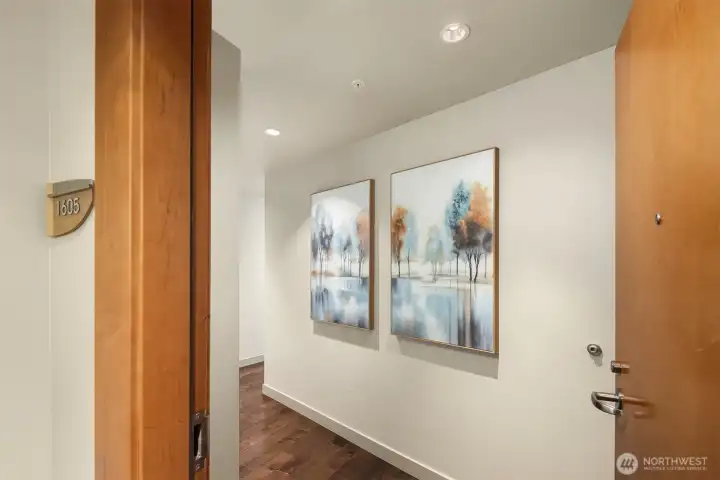 Step off the elevator and enjoy stairless access to your entryway.