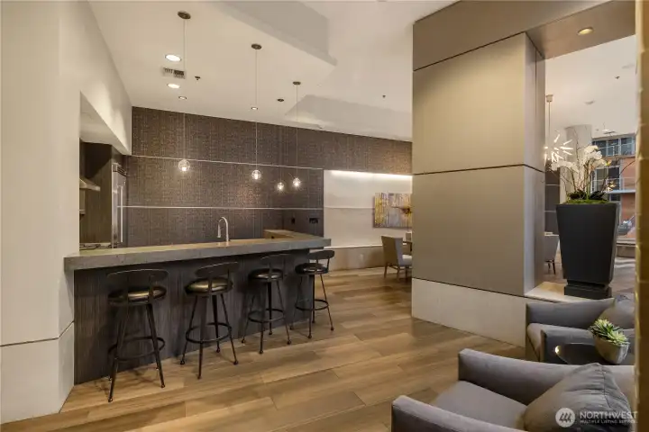 Host your next gathering with a fully equipped kitchen.