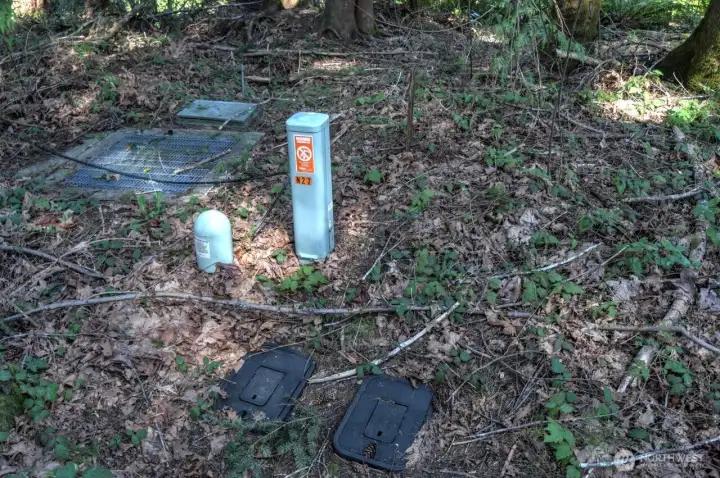 Utility connections for water, electricity and cable