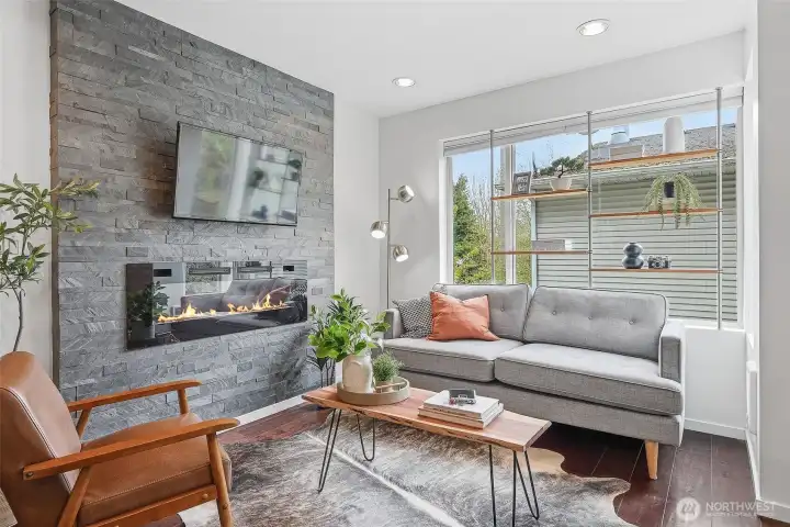 This townhome truly stands apart from the rest - no cookie cutter finishes here!