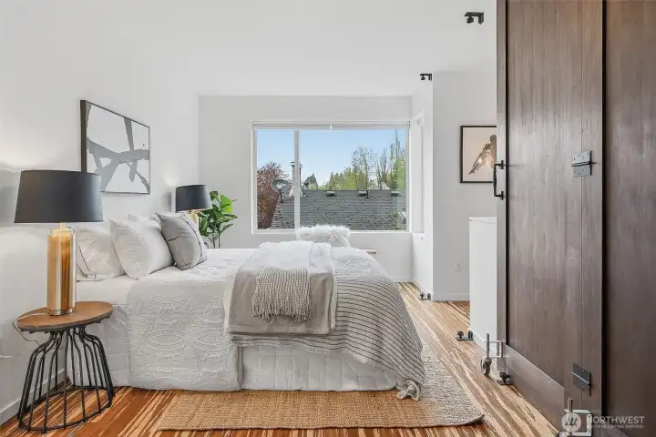 Perched among treetops for great morning light, ideal privacy, and songbirds right outside your window.