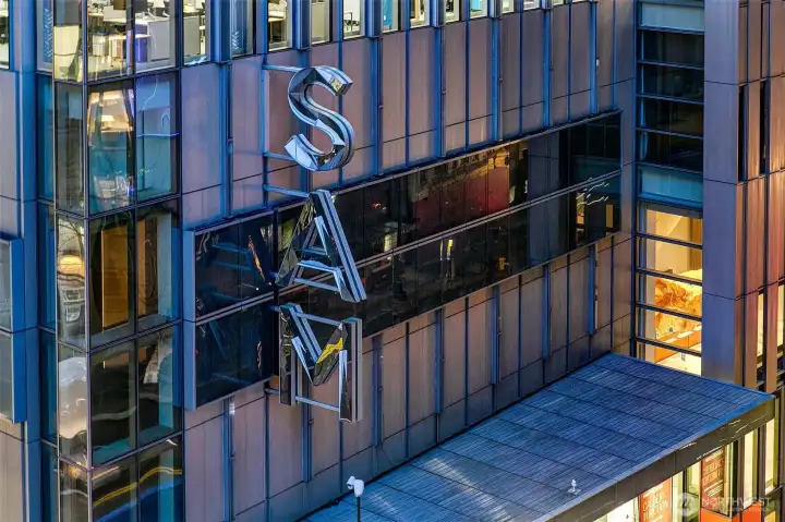 Seattle Art Museum just steps away!