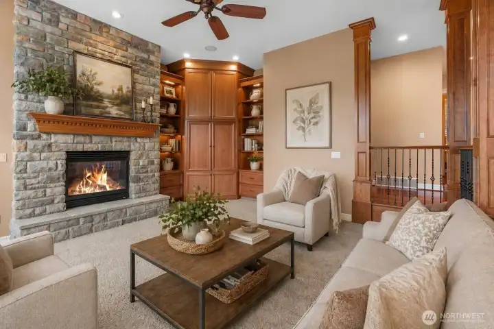 Family Room 2 - Virtually staged to show potential layout and use of space