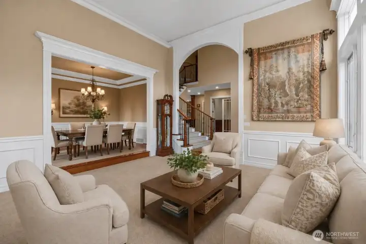 Living Room 2 - Virtually staged to show potential layout and use of space