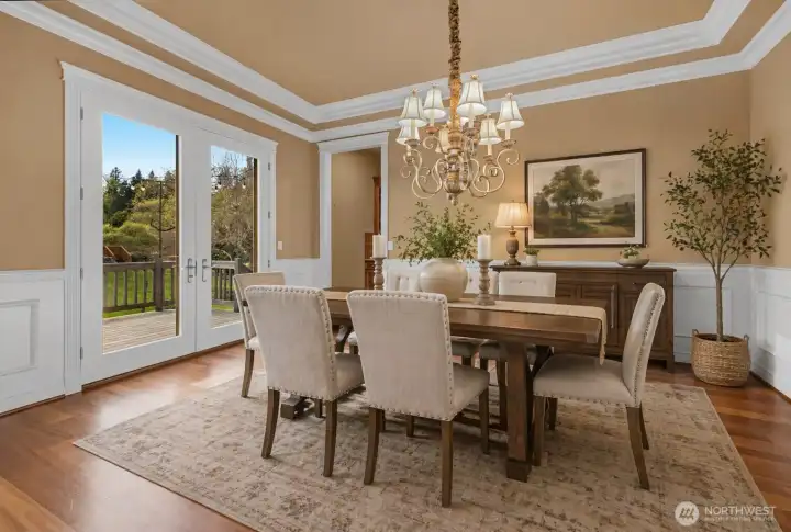 Dining Room - Virtually staged to show potential layout and use of space