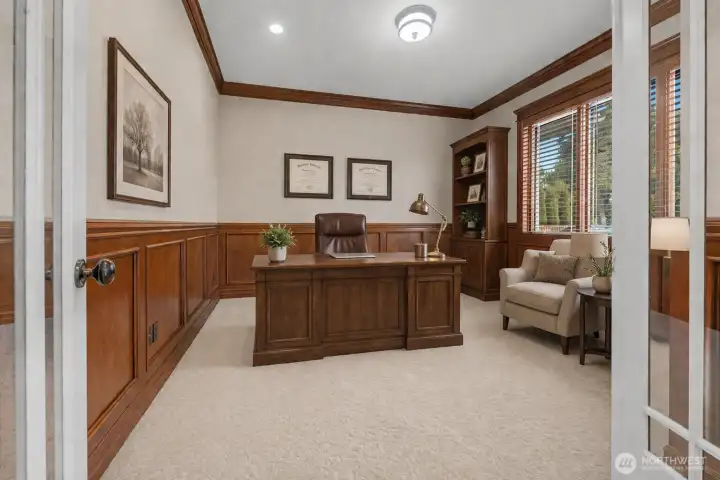 Office - Virtually staged to show potential layout and use of space