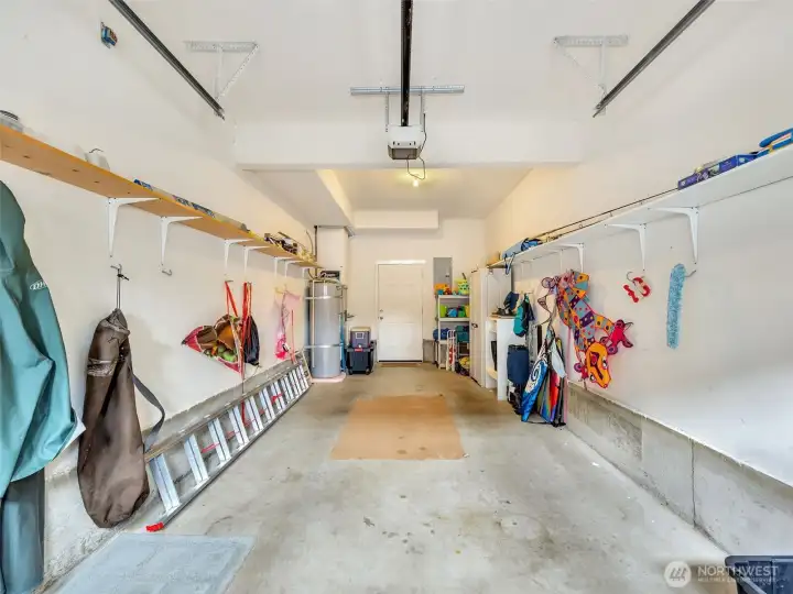 single car attached garage