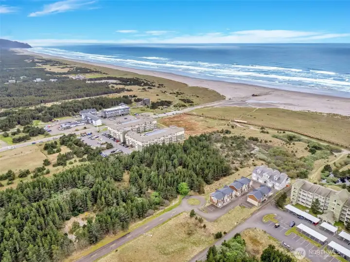 Great location on the beach.