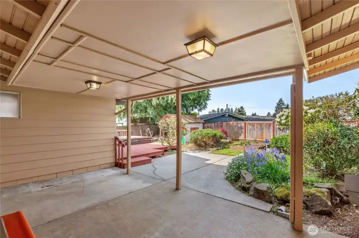 covered patio from slider