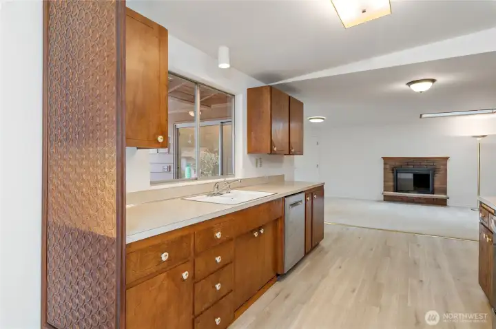 kitchen from dinette