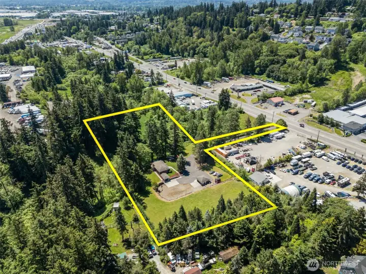 Approximate outline of combined all 3 parcels