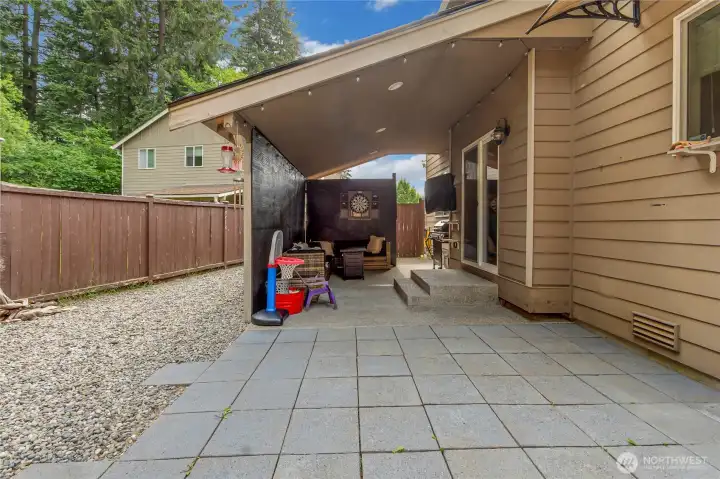 outside cover patio area