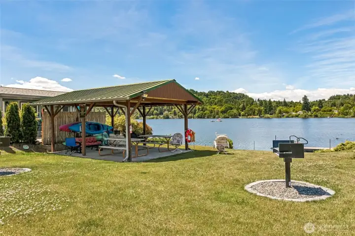 Community BBQ area
