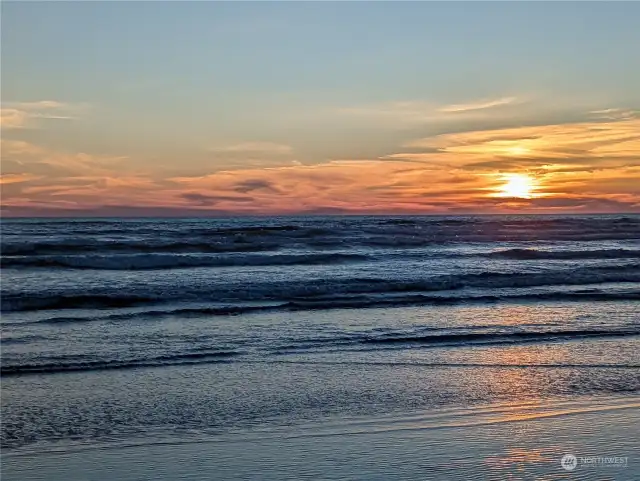 Enjoy gorgeous sunsets. Life is better at the beach!