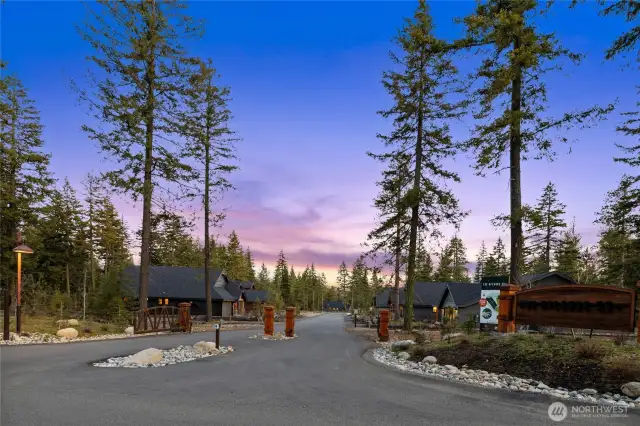The Upland's gated community.