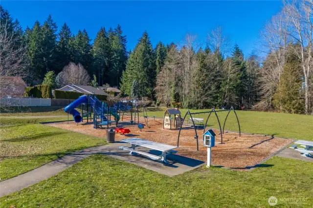 Large play-set, swings picnic tables & more!