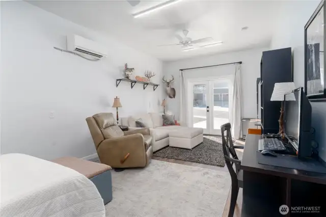 Bonus Room off of garage.