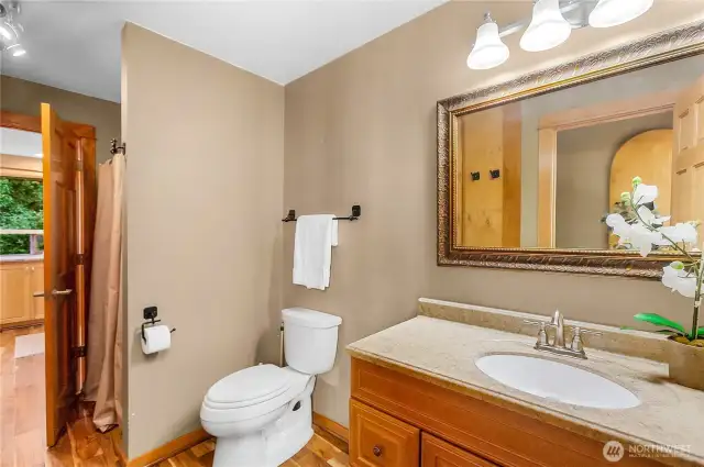 Bath off laundry & garage shower too!