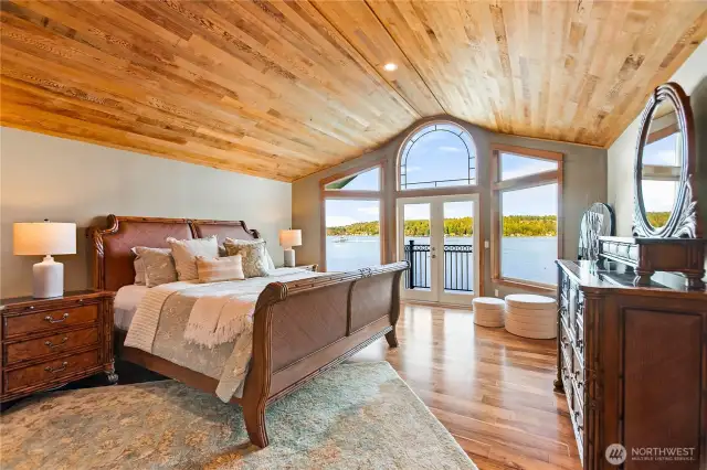Primary Suite with double doors to Balcony spectacular views day and night