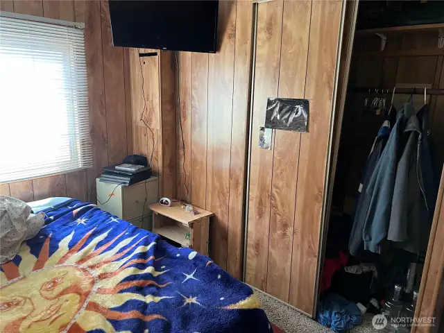 Second bedroom closet area.
