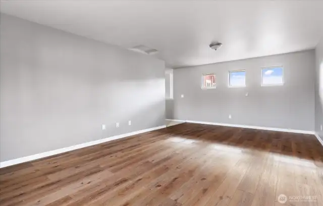 A large bonus room offers endless possibilities