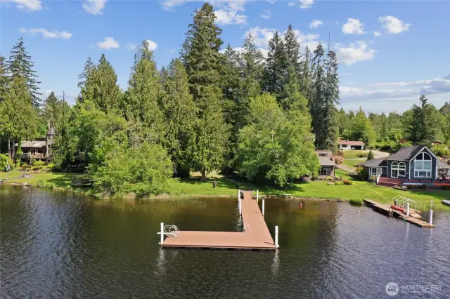waterfront with dock