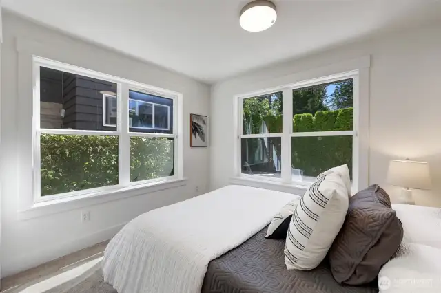 Daylight lower level bedroom or office.