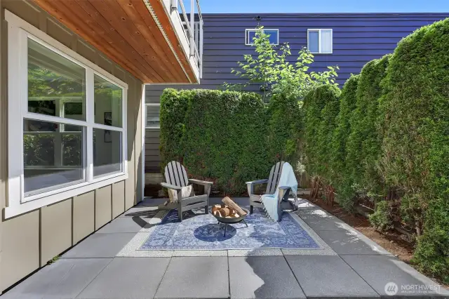 Dedicated second parking pad or patio for outdoor entertaining.