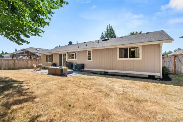 Large Backyard.