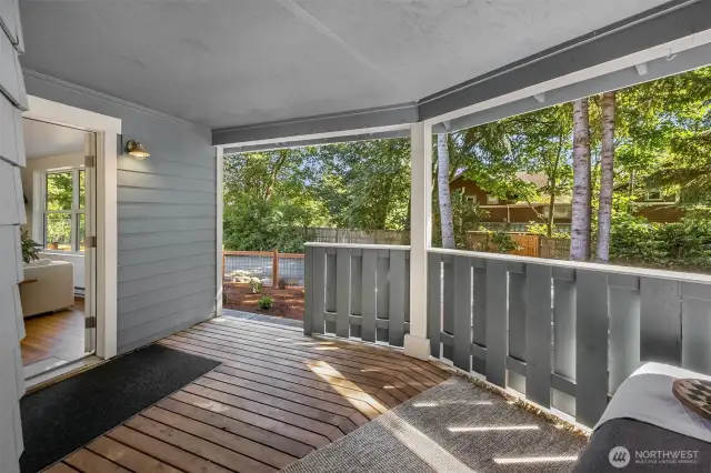 Sleeping porch/back entrance