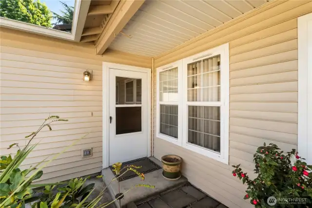 This is your charming exterior entry.