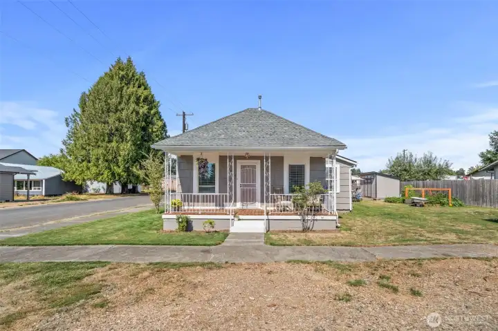 Charming Rambler on corner lot.