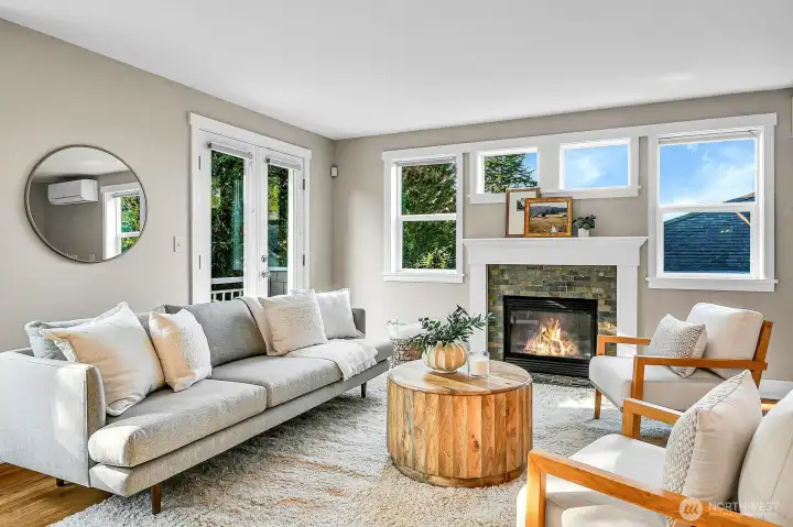 A total of 9 windows line the great room on the main floor.