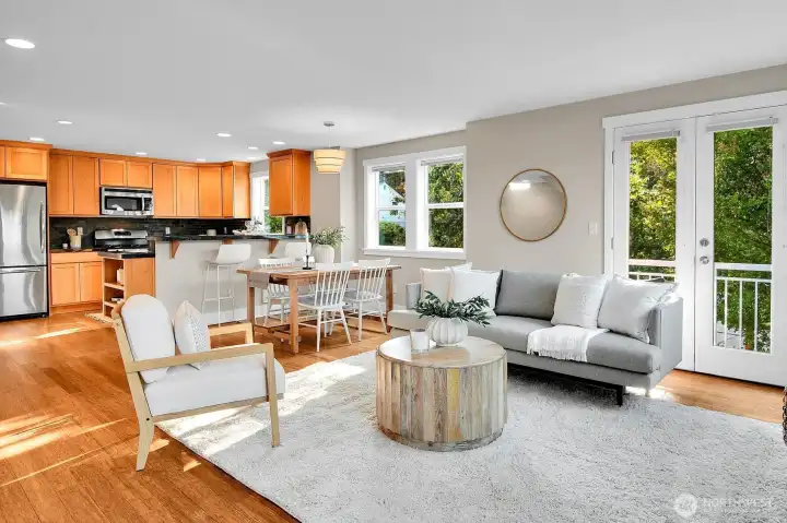 Entertaining is easy here.