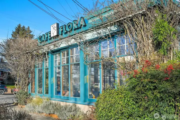 Seattle favorite Cafe Flora is only a few blocks away.