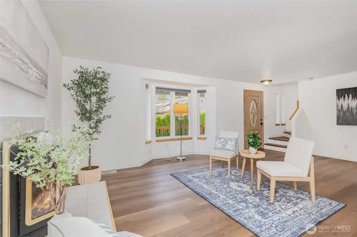 Gleaming newer vinyl plank floors throughout the entire home.