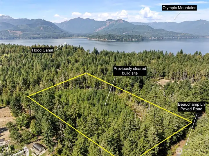 Gorgeous 5 acre lot ready for your custom build estate!