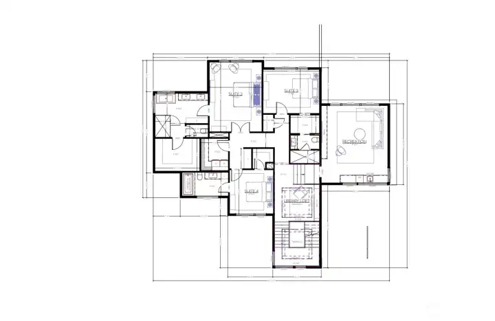 Upper floor layout plans