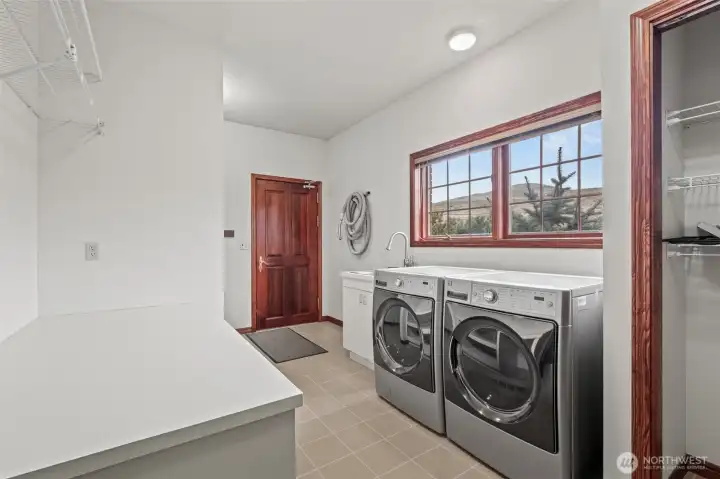 Utility Room with garage access