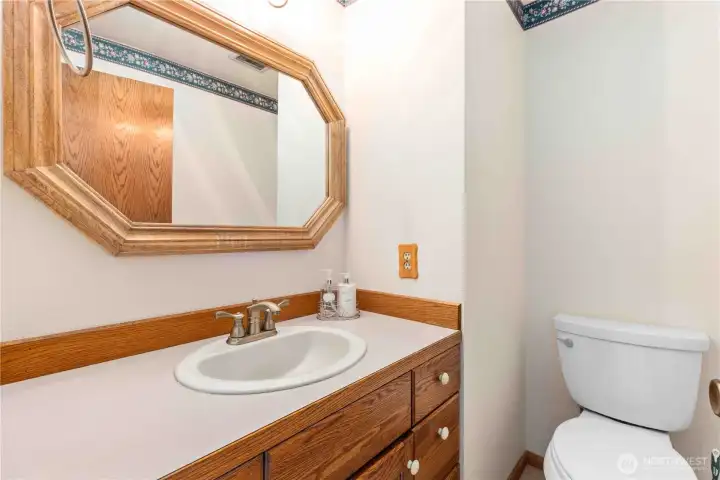 Half bath on main floor