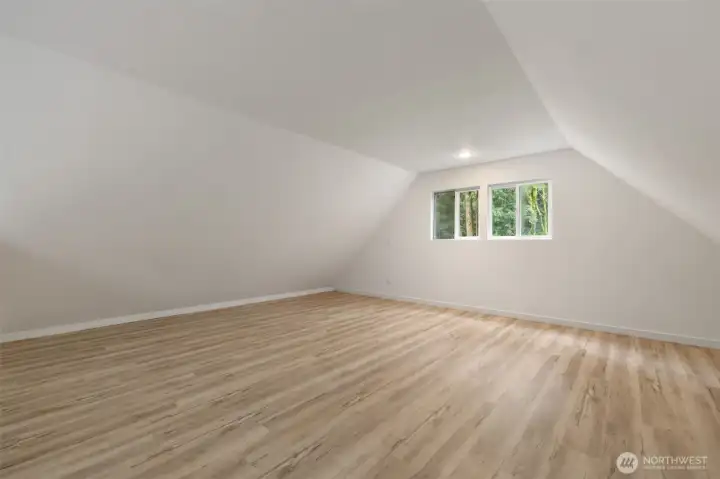 Bonus room above garage