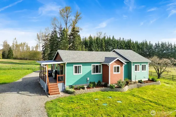 Attention Hobby farm enthusiasts this one is for you! Shy 10 acres just outside of Bellingham with views of Mt. Baker, a patch of woods, barn and other outbuildings.