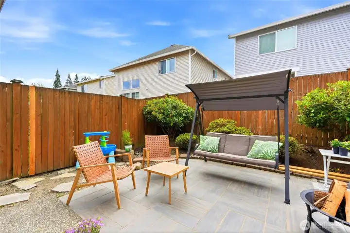 Private Backyard Patio Enjoy outdoor living on the beautifully designed patio, featuring plenty of space for relaxing, entertaining, and gathering with friends and family. Private Backyard Patio Enjoy outdoor living on the beautifully designed patio, featuring plenty of space for relaxing, entertaining, and gathering with friends and family.